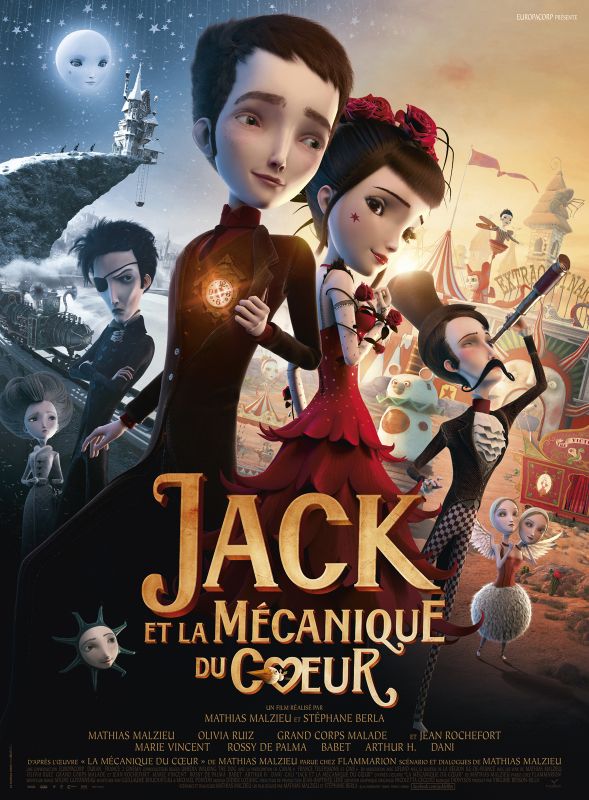 Affiche du film Jack et la mécanique du cur (2013) de Mathias Malzieu. Voir Jack et la mécanique du cur en streaming / torrent sur meilleurs-films.fr